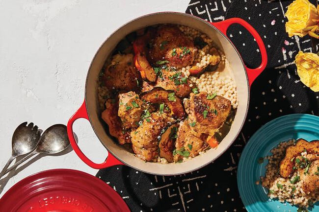 Creamy Lemon Chicken & Herb “Risotto-Style” Rice