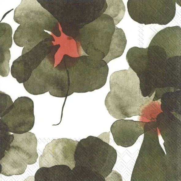 Serviette cocktail en papier Marimekko - VALSSI Olive