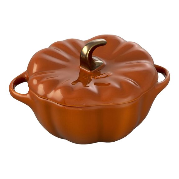 Cocotte en céramique STAUB en forme de citrouille 700 ml - Cannelle