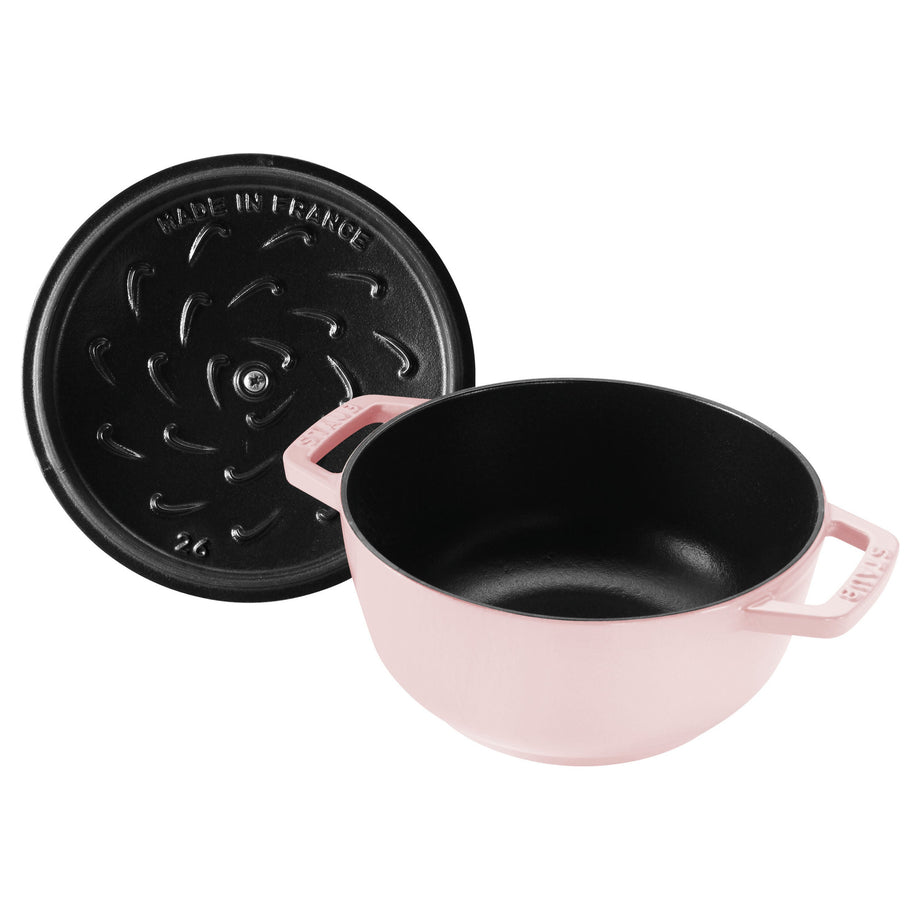 STAUB La Cocotte Four français rond en fonte 4,8 L, Rose sorbet