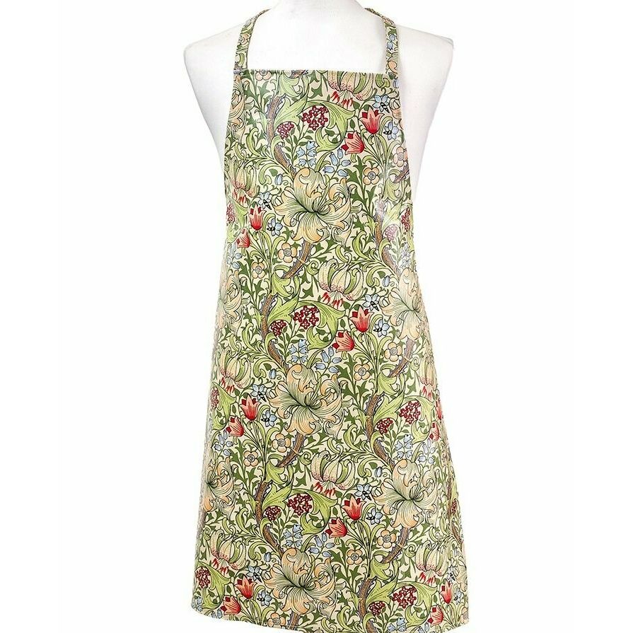 Tablier lavable William Morris - Lys doré