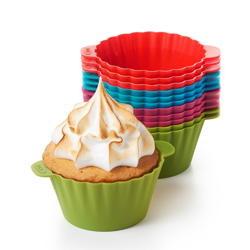 Moules à pâtisserie en silicone OXO, lot de 12