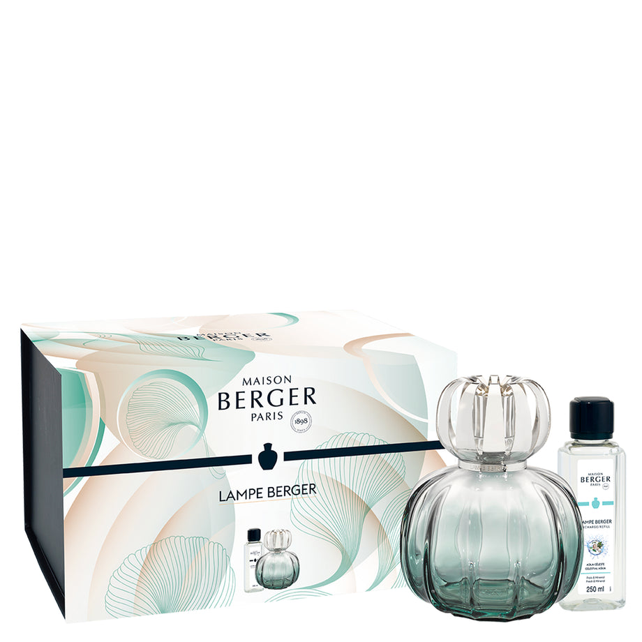 Lampe parfumée Maison Berger Corali verte