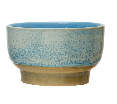 Creative Co-Op Reactive Glaze Stoneware Bowl - 3 Color Options