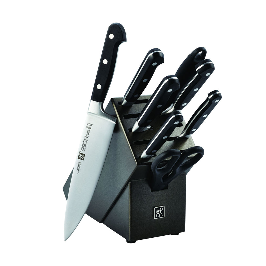 ZWILLING Professional S 9 Piece Knife Block Set, Black