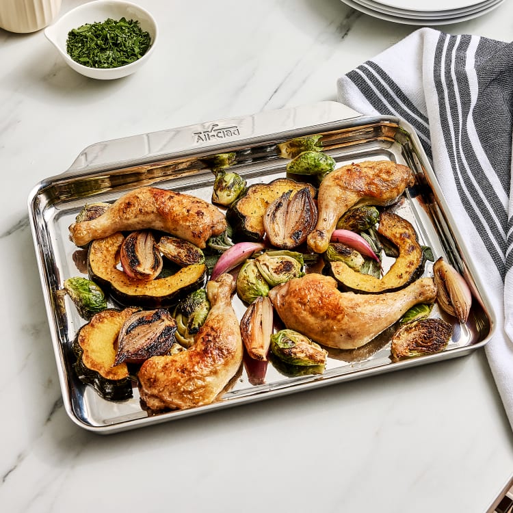 All-Clad Stainless Steel Baking Quarter Sheet Pan 12 x 9"