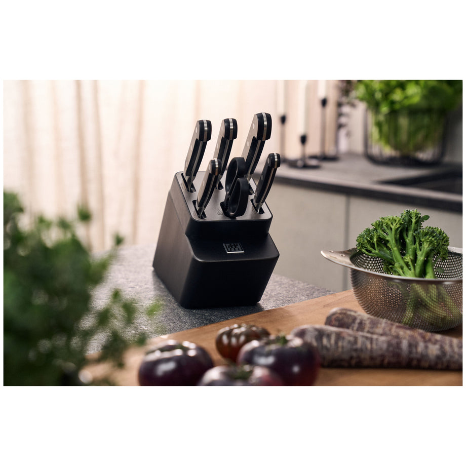 Ensemble de 7 couteaux ZWILLING Pro avec bloc et technologie Kis