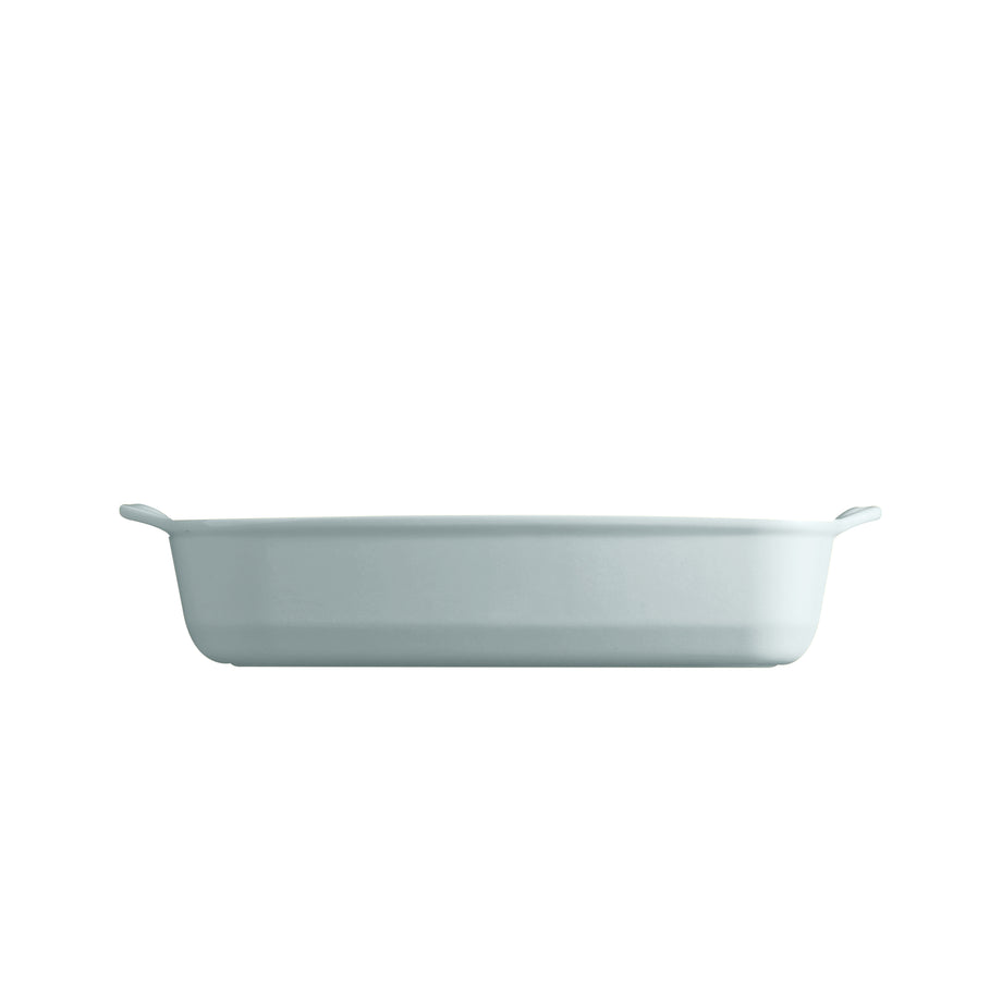Plat rectangulaire Emile Henry grand - 14,4" × 9,3" / Vert d'eau