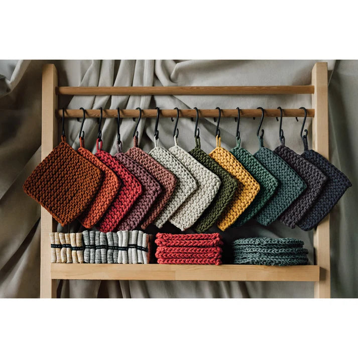 Danica Heirloom Knit Potholder - Cinnamon Stick