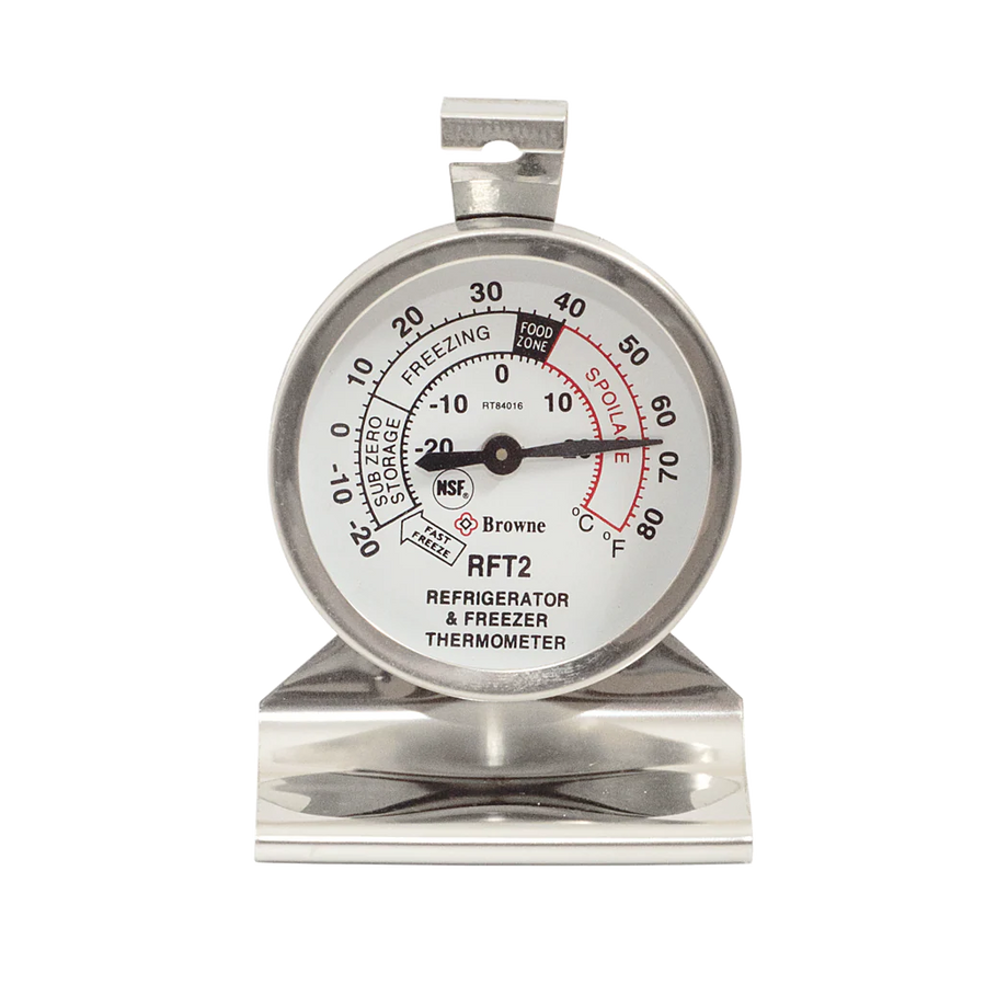 Thermomètre réfrigérateur et congélateur double face Browne