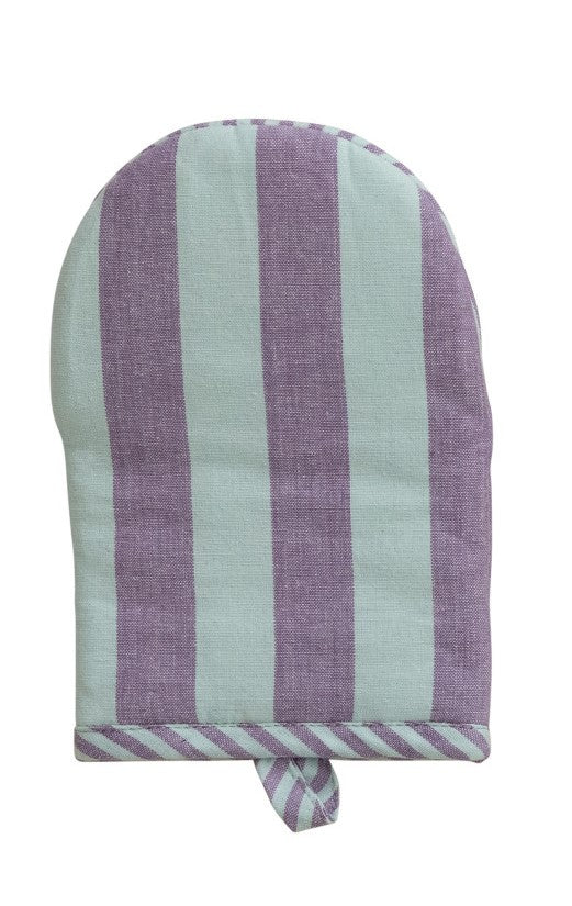 Creative Co-Op Woven Cotton Striped Oven Mitt - 3 Color Options