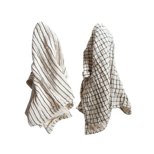 Creative Co-Op Cotton Tea Towel - 2 Style Options