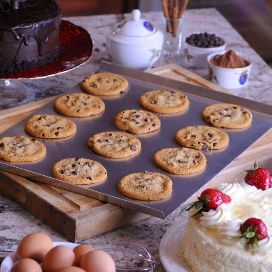 Plaque à biscuits Crown Cookware - 14" x 16,5"