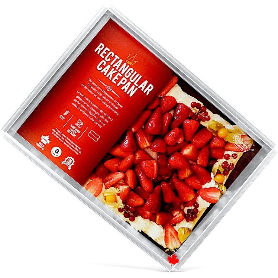 Moule à gâteau rectangulaire Crown Cookware - 9" x 13" x 2"