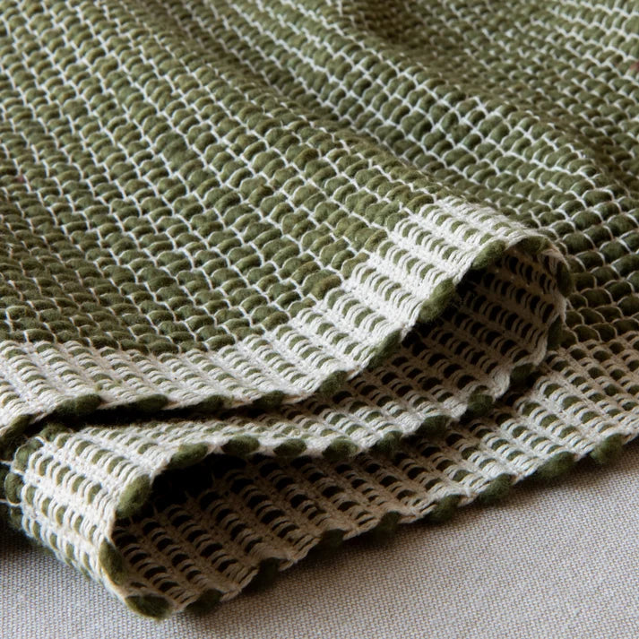 Danica Heirloom Lattice Table Runner - Olive Branch