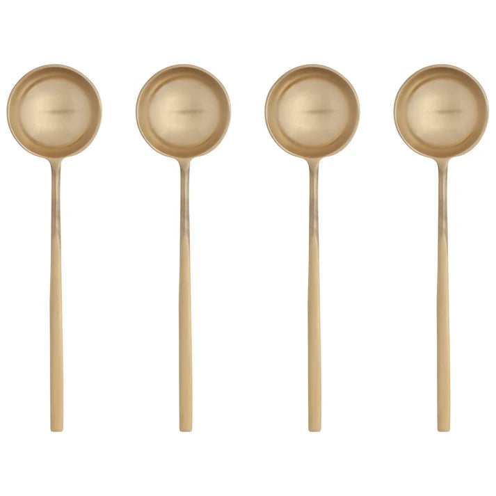 Danica Heirloom Long Spoons - Set of 4 / Gold