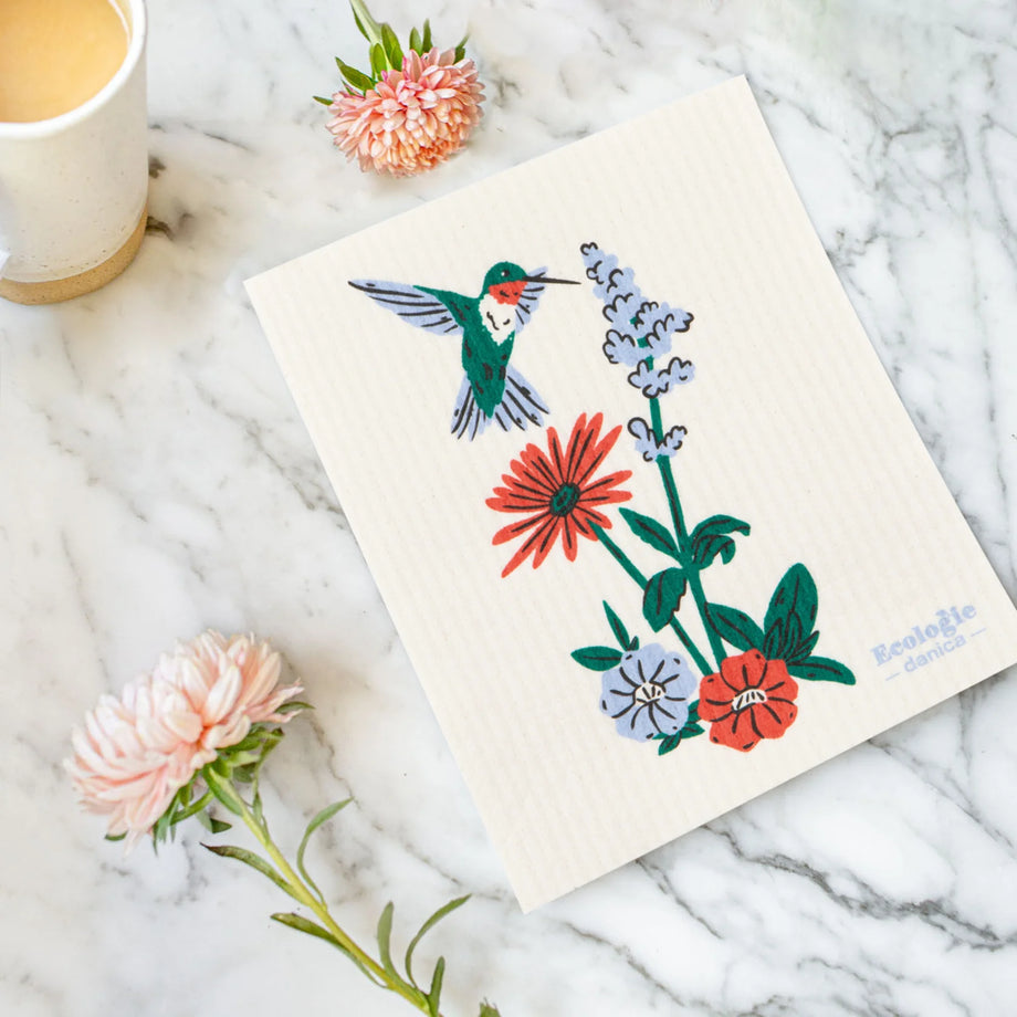 Chiffon suédois Ecologie - Colibri floral