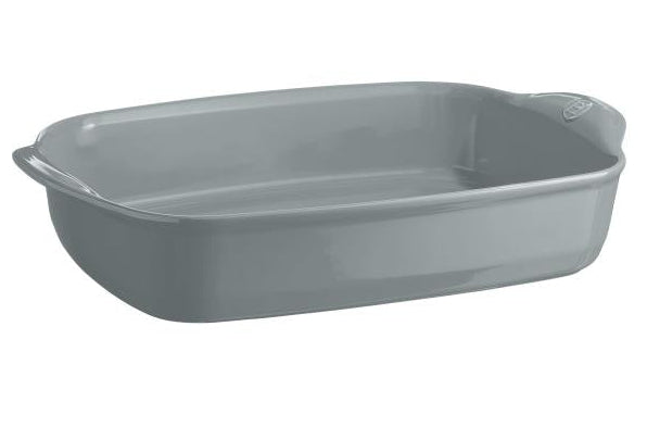 Plat rectangulaire Emile Henry extra grand - 16,7" × 11" / Perle