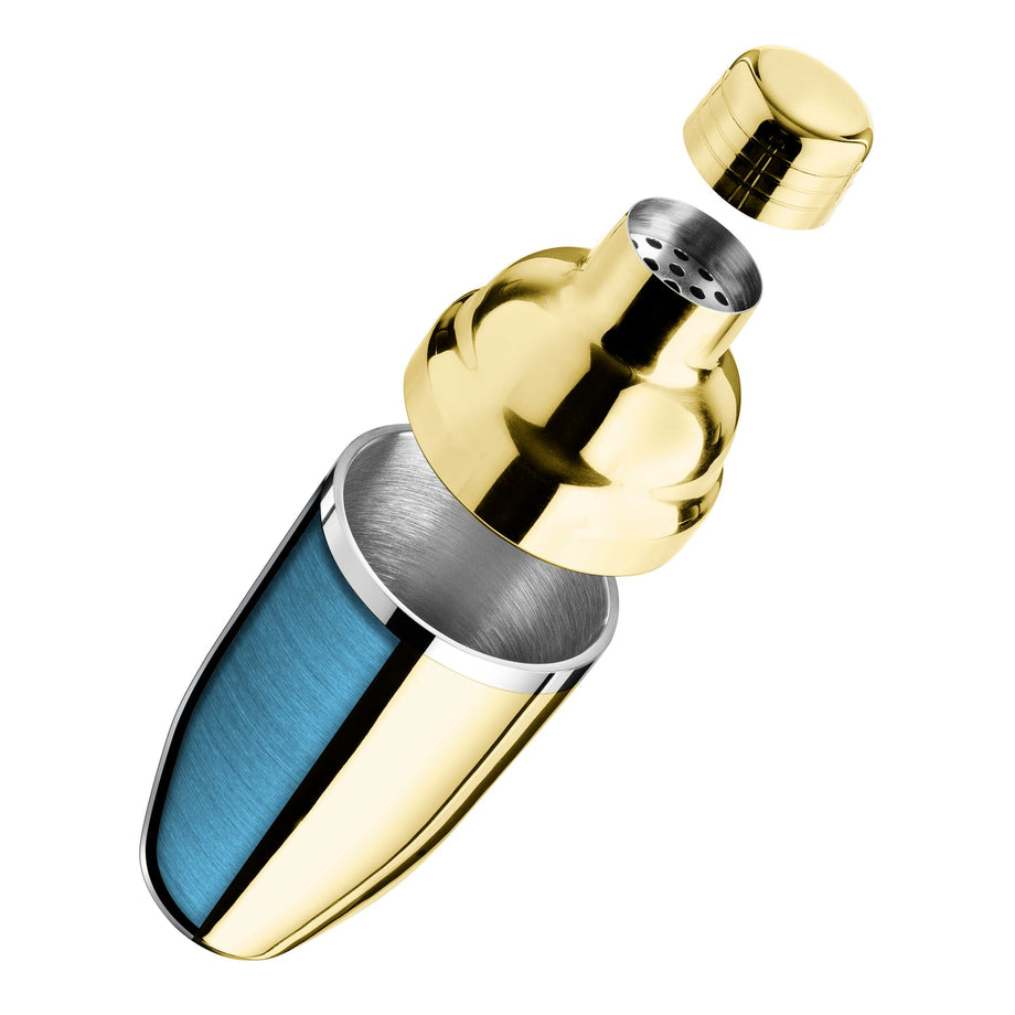 Shaker à cocktail en acier inoxydable à double paroi Final Touch - Laiton / 18 oz