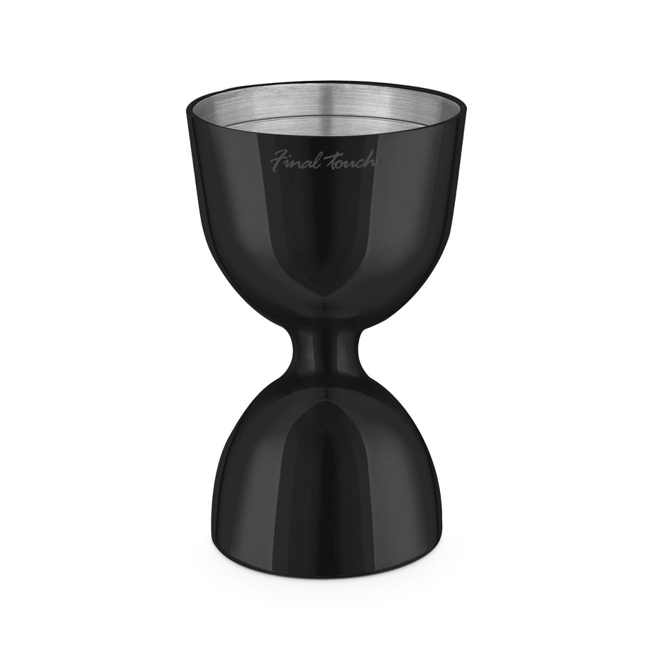 Doseur double Final Touch - Chrome noir