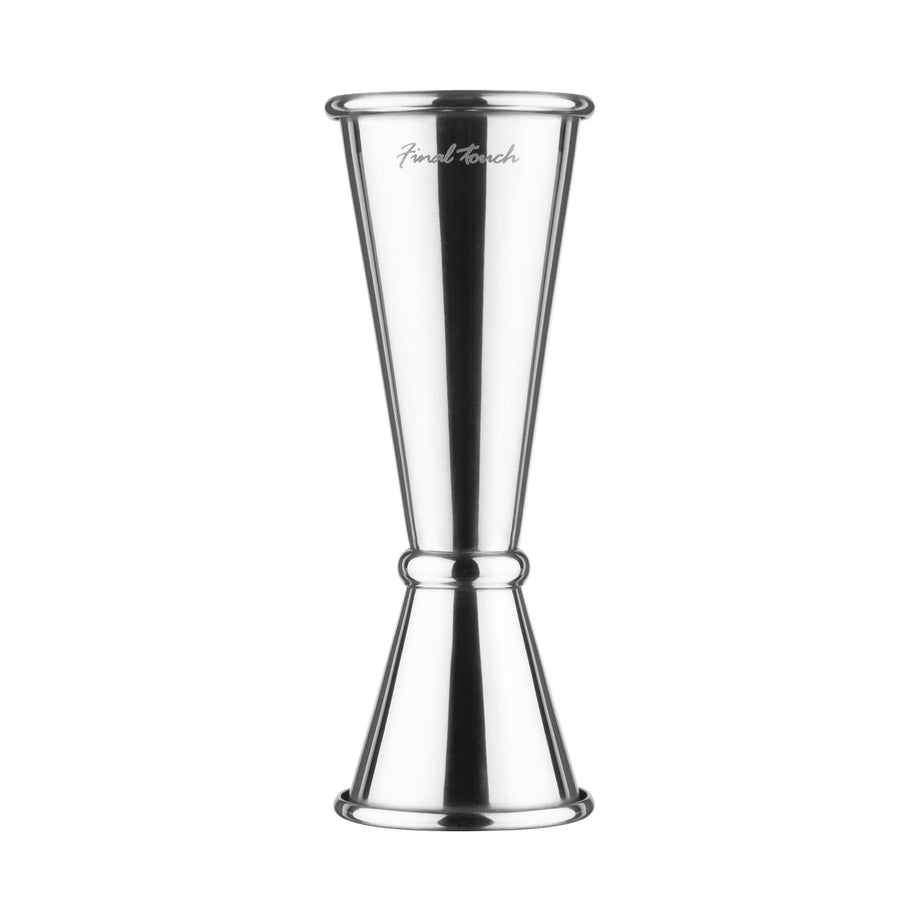Doseur double en acier inoxydable Final Touch - 1 / 2 oz.