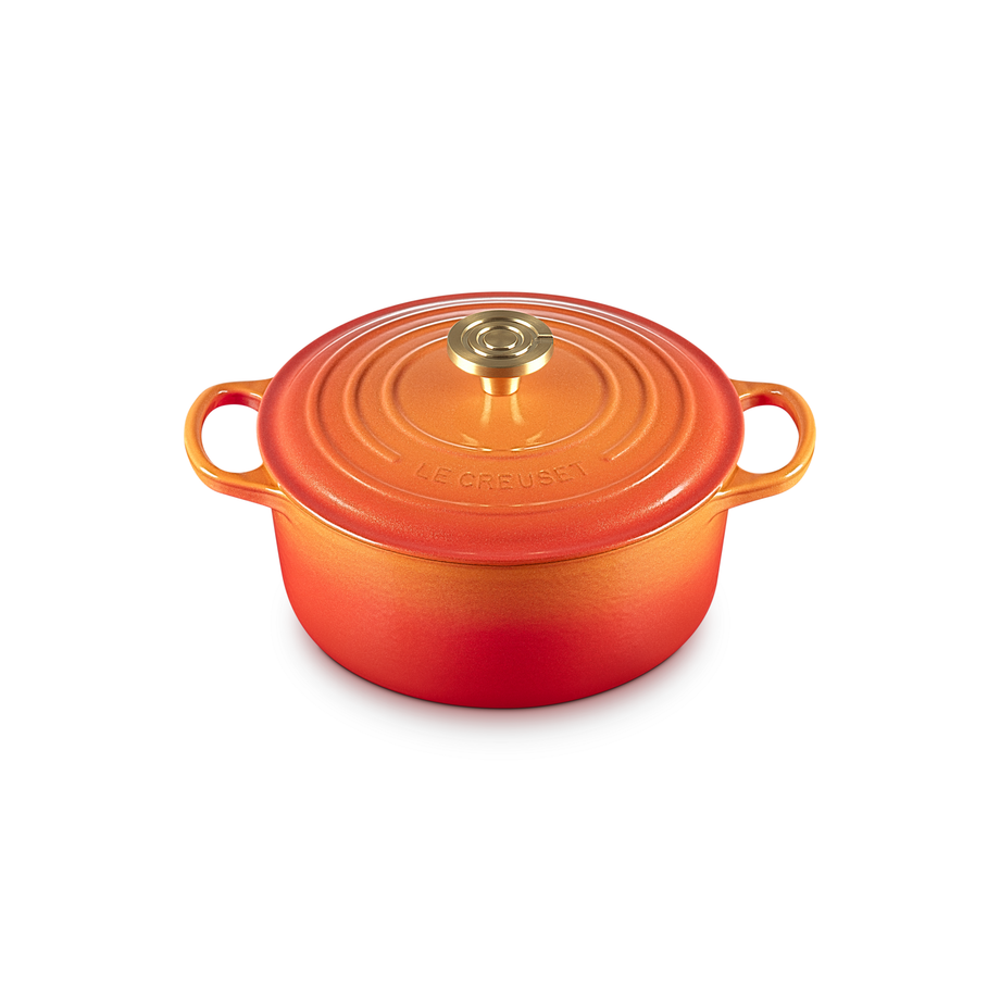 Cocotte ronde Le Creuset Signature 4,2L - Flamme Dorée