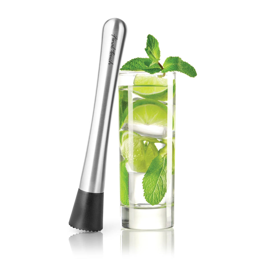 Final Touch Cocktail Muddler - Stainless Steel