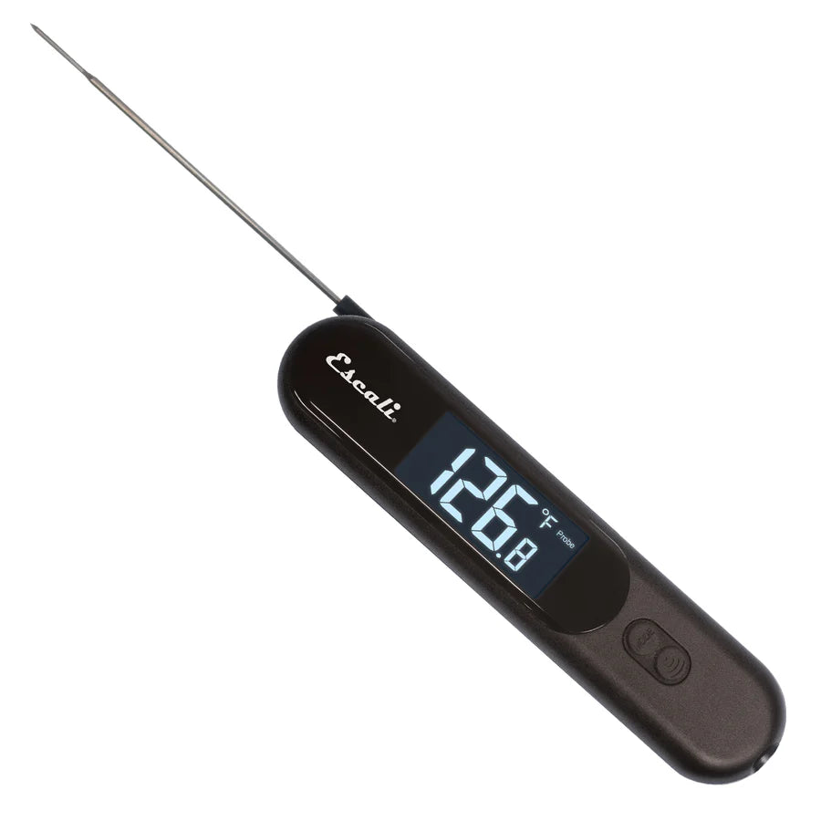Escali Infrared Surface and Folding Probe Digital Thermometer - Black