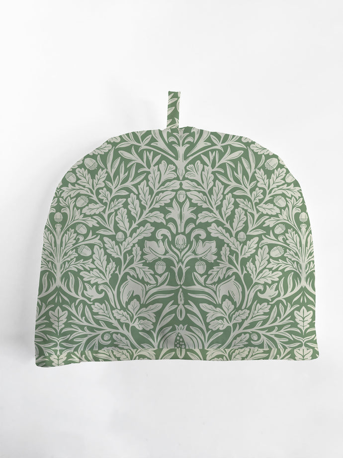 William Morris Cotton Tea Cozy  - Acorn Green