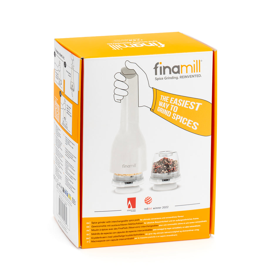 Moulin FinaMill avec 2 capsules FinaPod Pro Plus - Crème douce