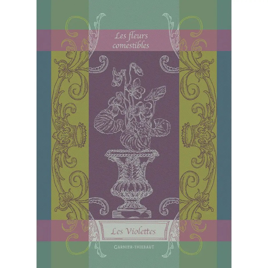 Garnier-Thiebaut Tea Towels - Les Violettes