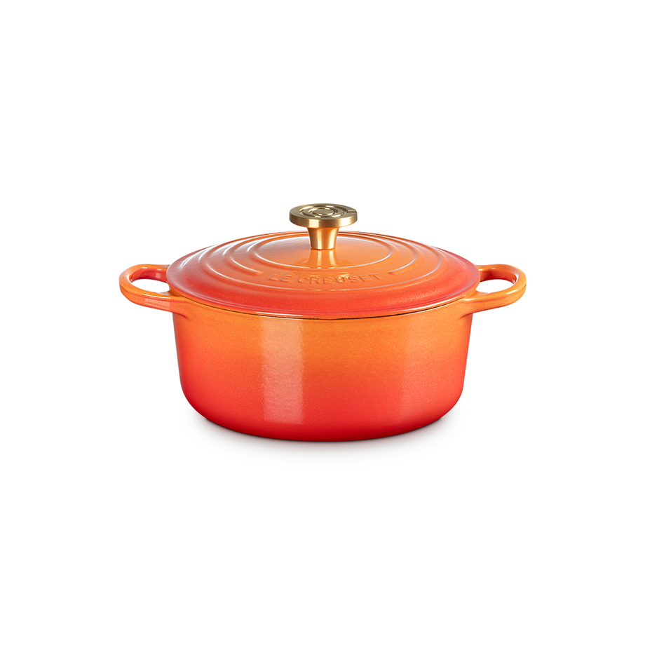 Cocotte ronde Le Creuset Signature 4,2L - Flamme Dorée