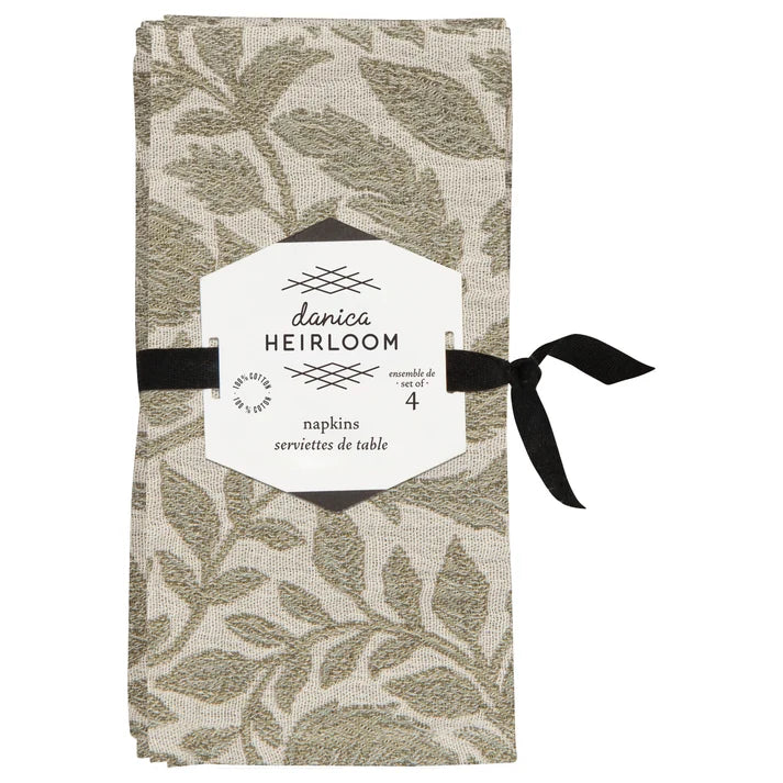 Danica Heirloom Napkins - Set of 4 / Herbal Topiary