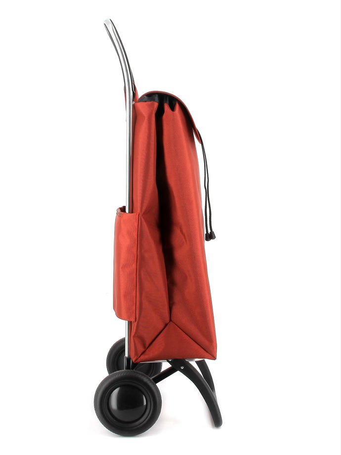 Chariot de courses pliant Rolser I-Max MF à 2 roues - Terre cuite