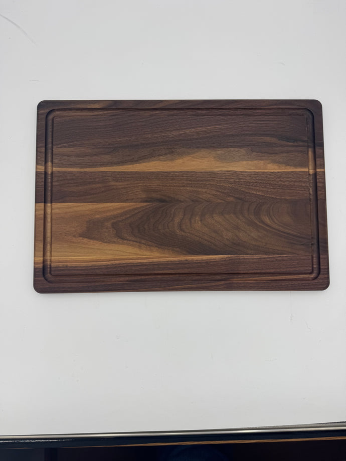 Planche à découper Labell en érable et noyer, grain de bord 12" x 18"