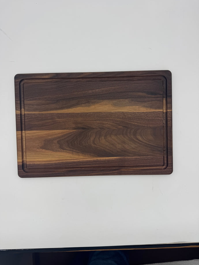 Planche à découper Labell en érable et noyer, grain de bord 12" x 18"