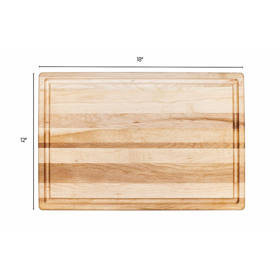 Planche à découper en érable à grain de fil Labell 12" x 18"