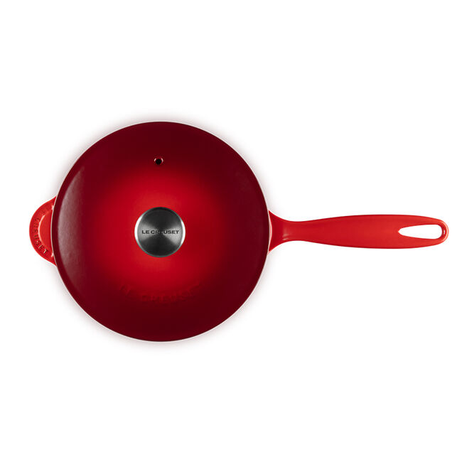 Le Creuset 2L Saucier - Cerise — Floor Model