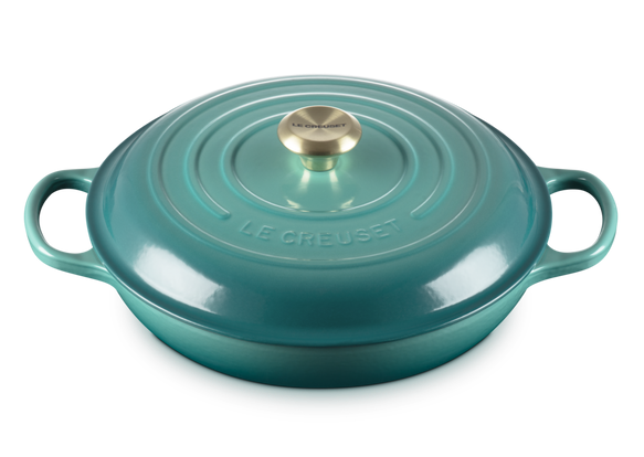 Le Creuset 3.5L Braiser - Bleu Riviera