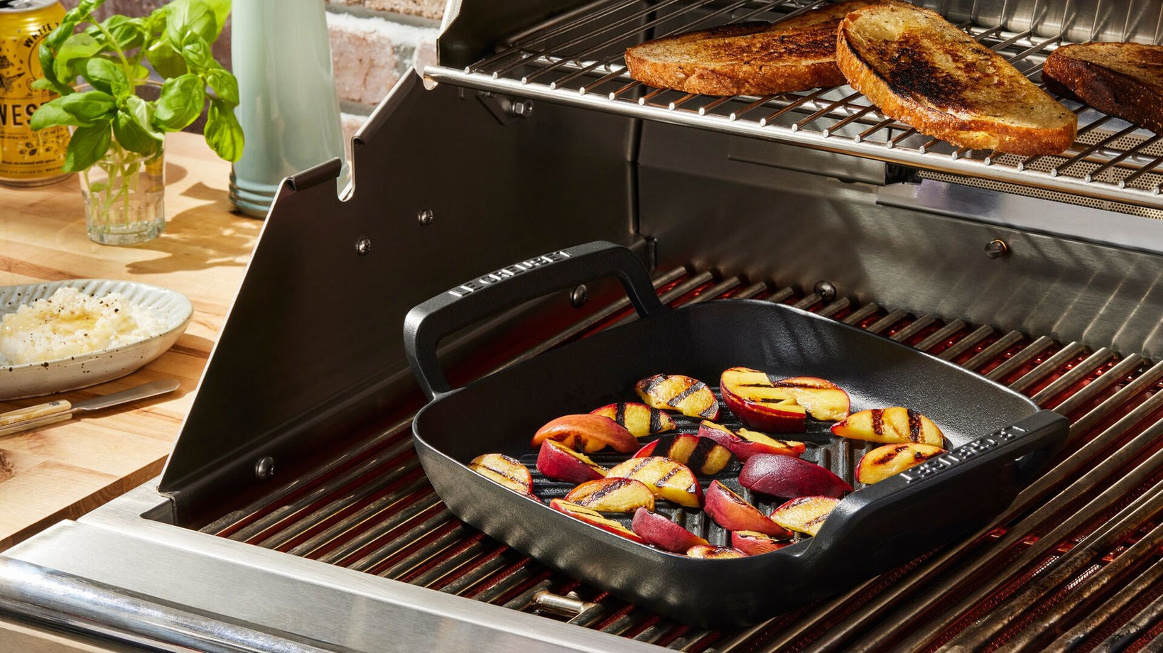Poêle-gril carrée Le Creuset Alpine Outdoor 26cm/10"
