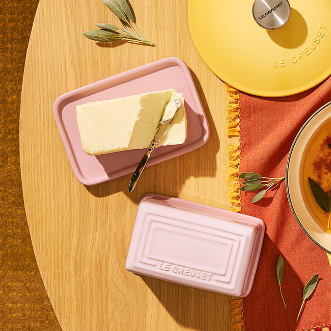 Le Creuset 1lb Butter Dish - Meringue