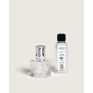 Coffret cadeau lampe parfumée Maison Berger Mirage Transparent avec Sapin Festif