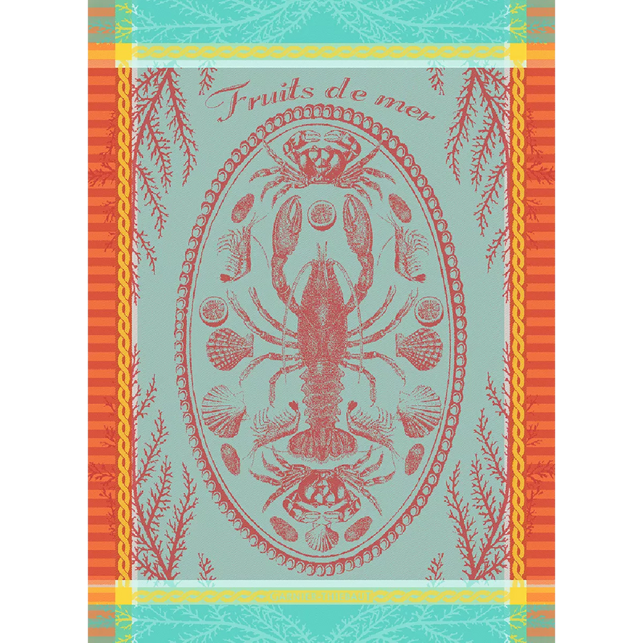 Garnier-Thiebaut Kitchen Towel - Maree Basse Lagon