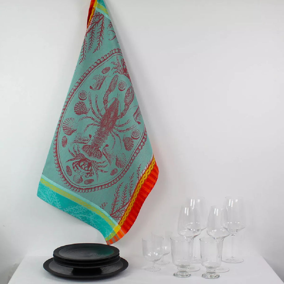 Garnier-Thiebaut Kitchen Towel - Maree Basse Lagon