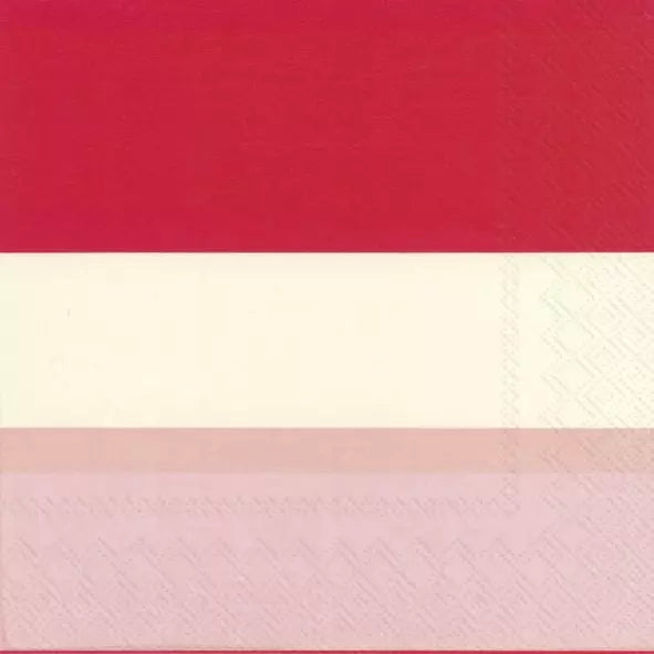 Marimekko Paper Lunch Napkins - Hennika Red