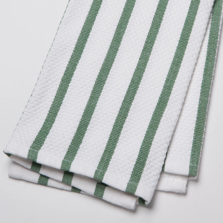 Now Designs Basketweave Dishtowel - Elm Green