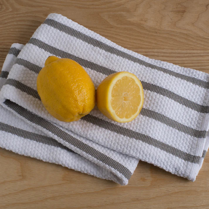 Now Designs Basketweave Dishtowel - London Gray