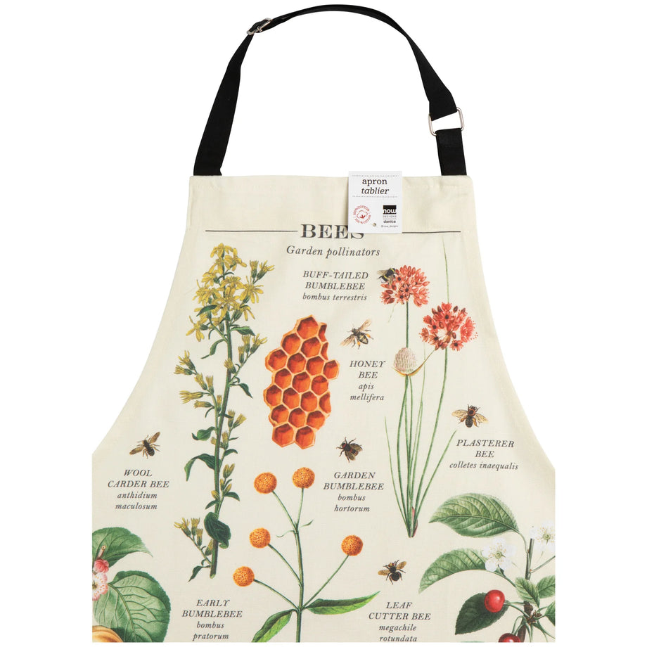 Tablier de chef Now Designs - Variétés d'abeilles