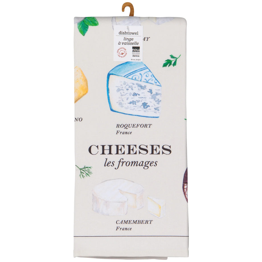 Now Designs Torchon - Les Fromages
