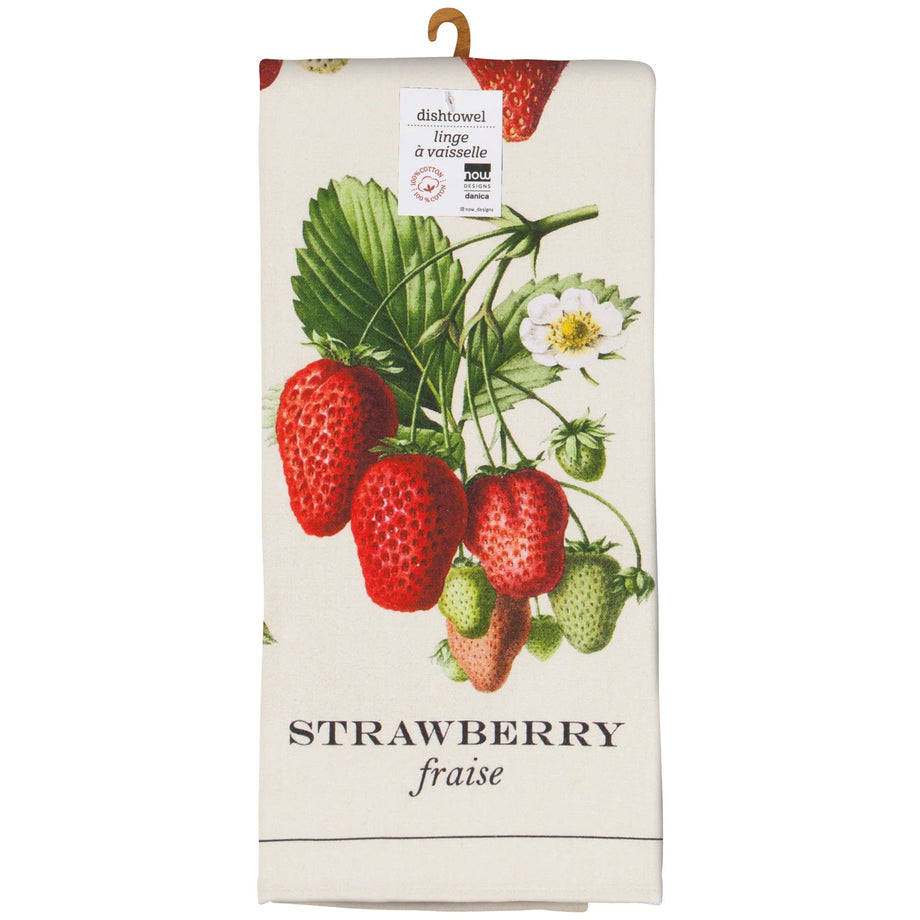 Now Designs Torchon - Fraises vintage